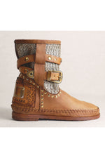 KARMA OF CHARME BOOTS - TRICOT 4 - COGNAC
