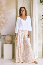 PALAZZO PANT - BEIGE