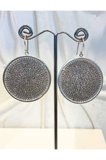 MESH RIM EARRING - SILVER