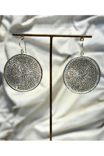 MESH RIM EARRING - SILVER