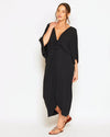 Long draping maxi dress with a free-flowing shape, made in Australia from sustainable Modal.