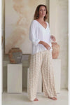 PALAZZO PANT - BEIGE